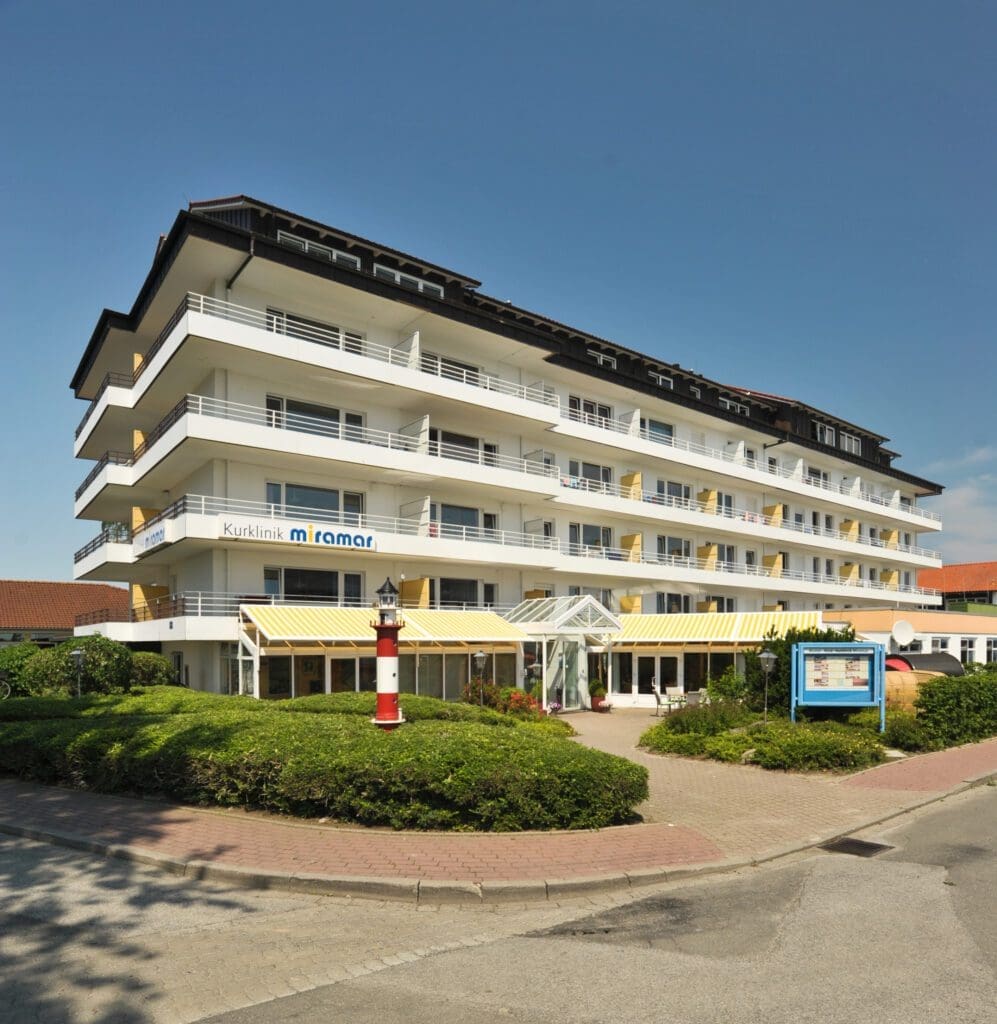 Außenansicht der Kurklinik Miramar